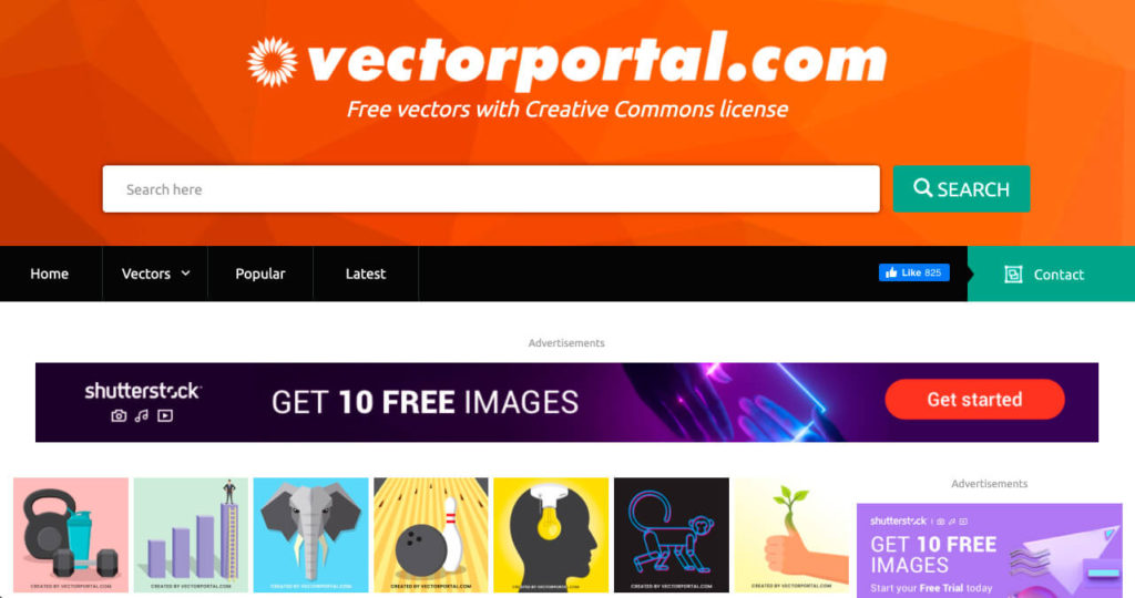 vectorportal 무료 일러스트 사이트